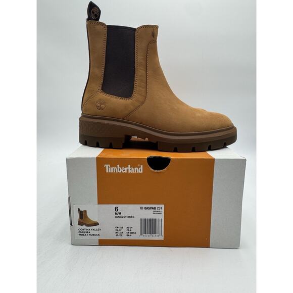 Timberland CORTINA VALLEY Women's NWD Chelsea Boot Light Brown US Size 6 Medium - Picture 11 of 12